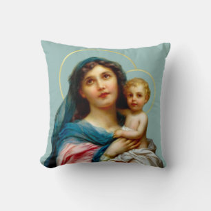 Madonna und Kind Kissen