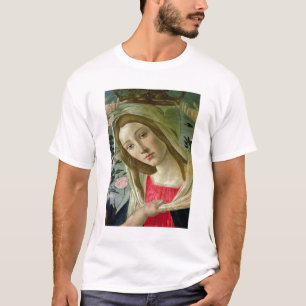 Madonna und Kind krönten durch Engel, Detail von T-Shirt