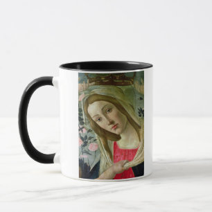 Madonna und Kind krönten durch Engel, Detail von Tasse