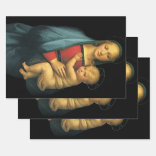 Madonna und Kind, Madonna del Granduca von Raphael Geschenkpapier Set