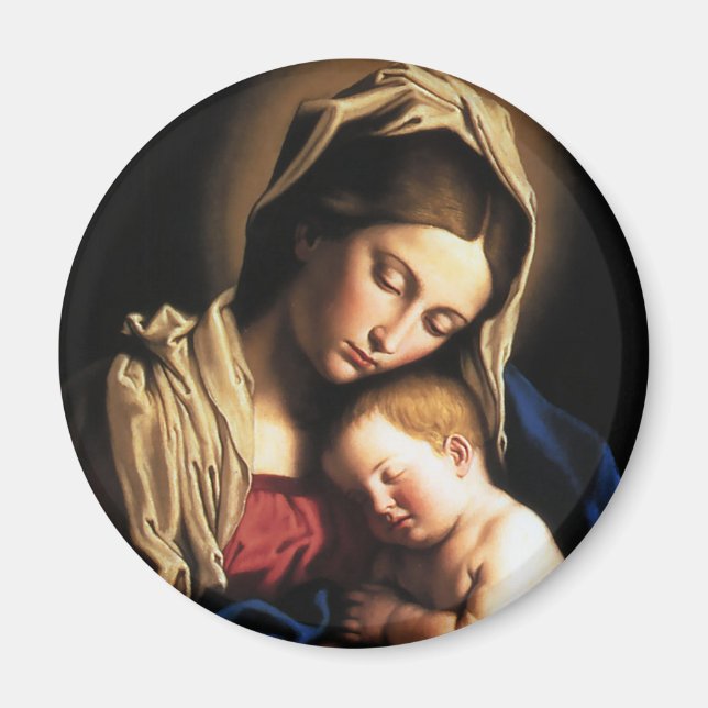 MADONNA UND KIND MAGNET (Vorne)