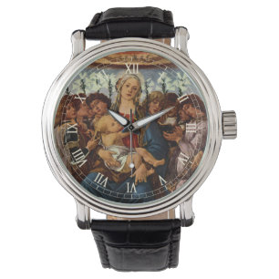 Madonna und Kind mit acht Engeln von Botticelli Armbanduhr