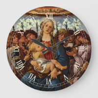 Madonna und Kind mit acht Engeln von Botticelli