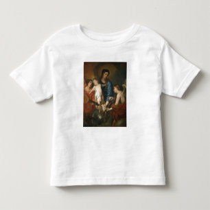 Madonna und Kind mit Engeln Kleinkind T-shirt
