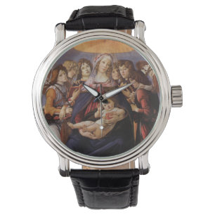 Madonna und Kind mit Engeln von Sandro Botticelli Armbanduhr
