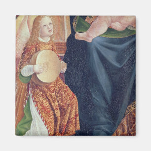 Madonna und Kind mit Engels-Musikern Magnet