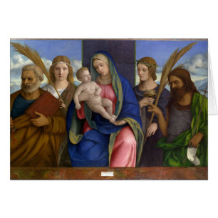 Madonna und Kind mit Heiligen