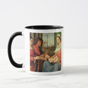 Madonna und Kind mit Heiligen 2 Tasse
