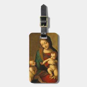 Madonna und Kind mit Heiligen Gepäckanhänger