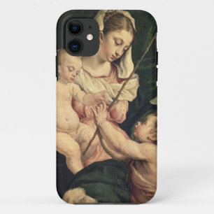 Madonna und Kind mit Johannes, c.1570 (Öl an iPhone 11 Hülle