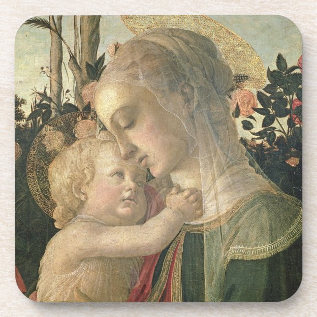 Madonna und Kind mit Johannes der Baptist, detai Getränkeuntersetzer (Vorderseite)