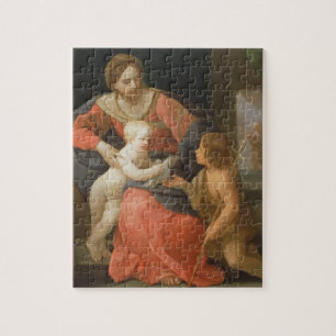 Madonna und Kind mit Johannes der Baptist Puzzle