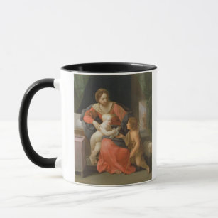 Madonna und Kind mit Johannes der Baptist Tasse