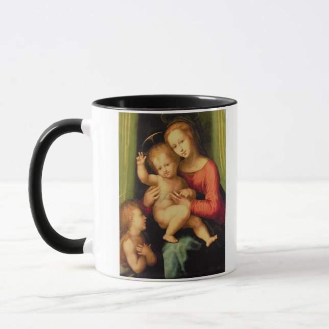 Madonna und Kind mit Johannes Tasse (Links)