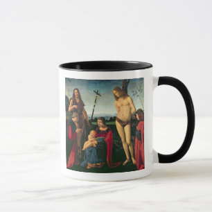 Madonna und Kind mit SS. Johannes der Täufer und Tasse