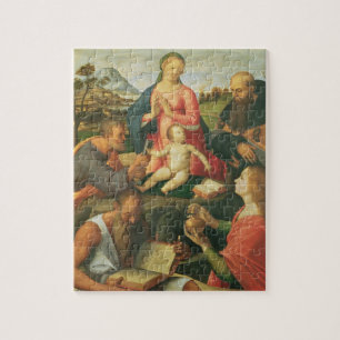 Madonna und Kind mit SS. Peter, Jerome und Mary Puzzle