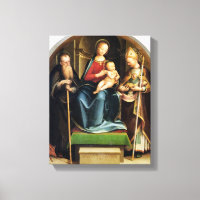Madonna und Kind mit St. Anthony Abbot und St. N