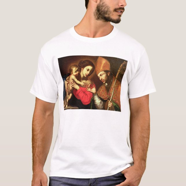 Madonna und Kind mit St. Zenobius T-Shirt (Vorderseite)