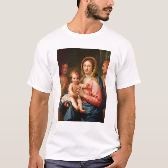 Madonna und Kind mit zwei Engeln, 1770-73 T-Shirt (Vorderseite)