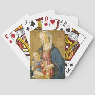 Madonna und Kind mit zwei Spendern, 1525-1530 Spielkarten