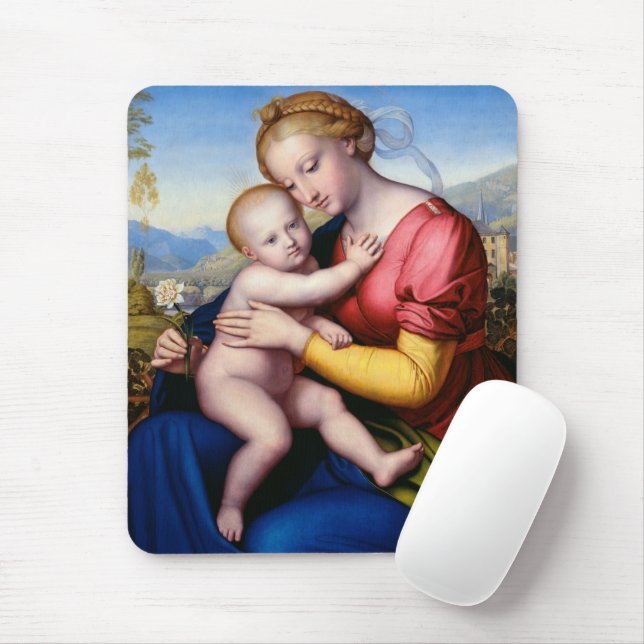 Madonna und Kind Mousepad (Mit Mouse)