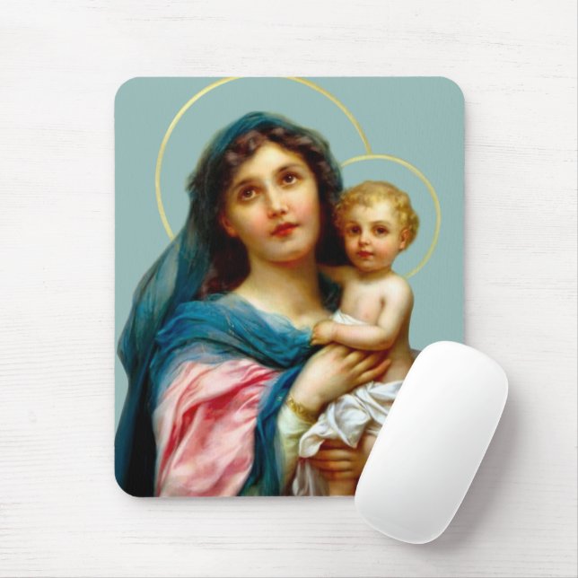 Madonna und Kind Mousepad (Mit Mouse)