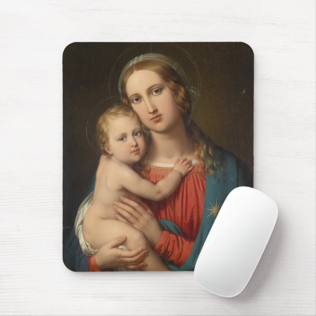Madonna und Kind Mousepad (Mit Mouse)