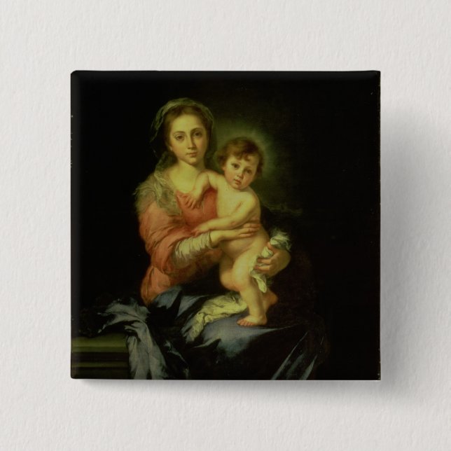 Madonna und Kind, nach 1638 Button (Vorderseite)