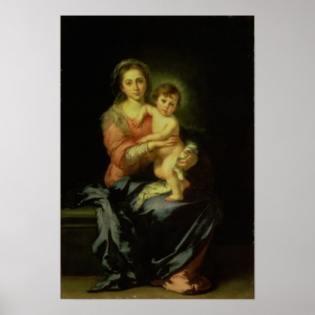 Madonna und Kind nach 1638 Poster (Vorne)