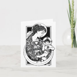 Madonna und Kind Notecard Karte