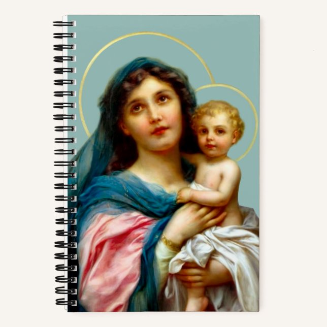 Madonna und Kind Notizbuch (Vorderseite)