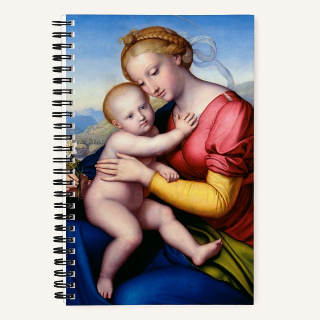Madonna und Kind Notizbuch (Vorderseite)
