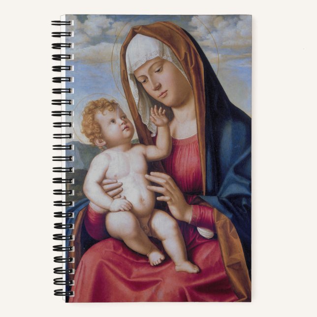 Madonna und Kind Notizbuch (Vorderseite)