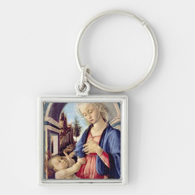 Madonna und Kind (Platte) 2 Schlüsselanhänger (Vorne)