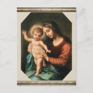 Madonna und Kind Postkarte