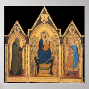 Madonna und Kind - Puccio Simone Kunstgewerbe Poster