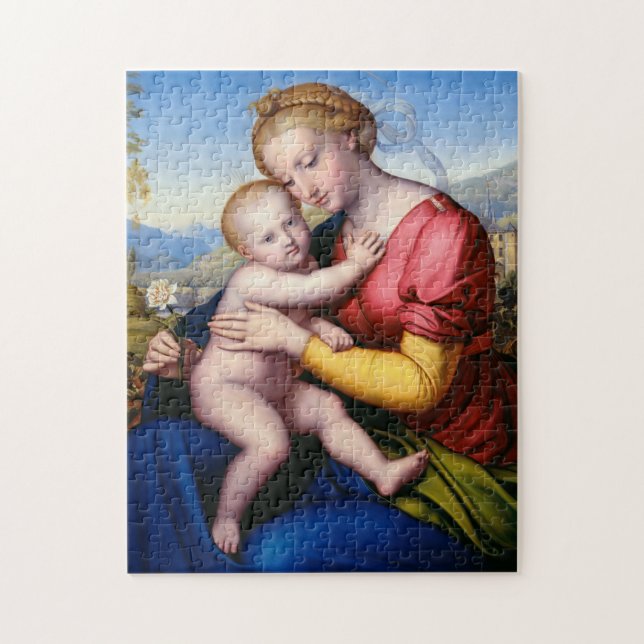 Madonna und Kind Puzzle (Vertikal)