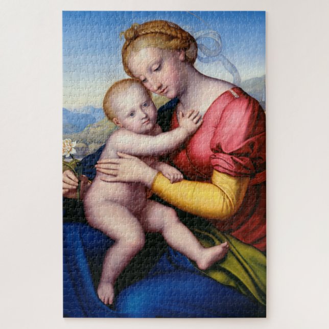 Madonna und Kind Puzzle (Vertikal)