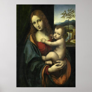 Madonna und Kind Renaissance-Kunstposter Poster