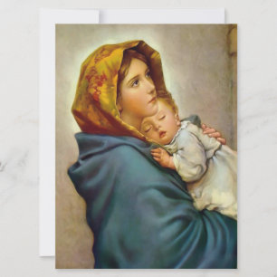 Madonna und Kind Roberto Ferruzzi Madonnina Maria Karte