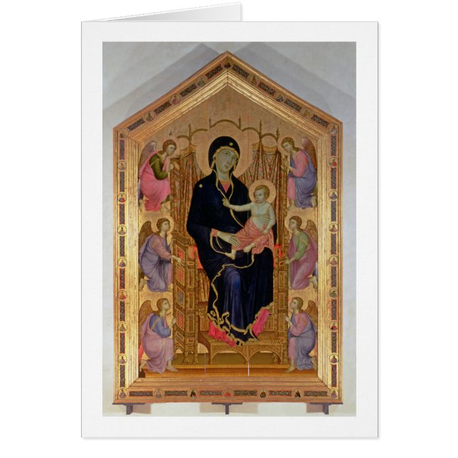 Madonna und Kind (Rucellai Madonna) 1285 (Tempera (Vorne)