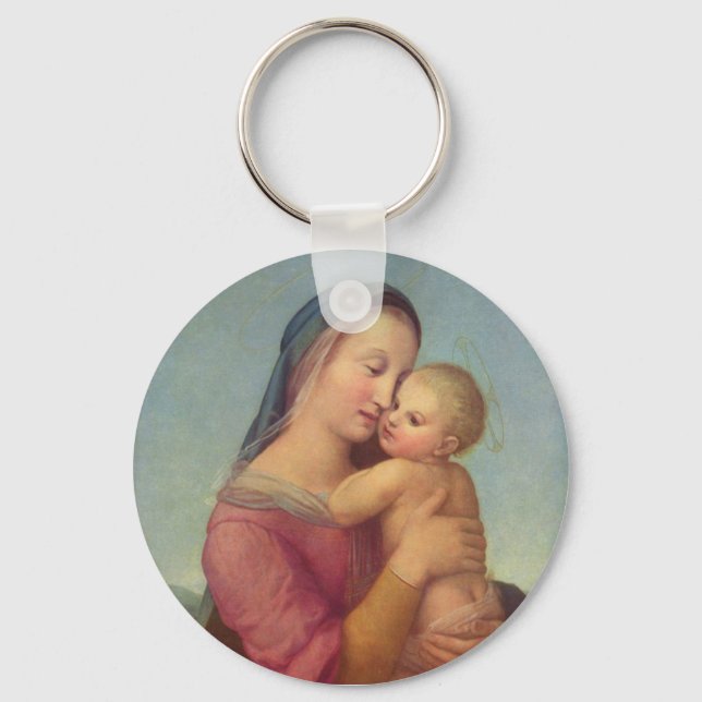 Madonna und Kind Schlüsselanhänger (Vorderseite)