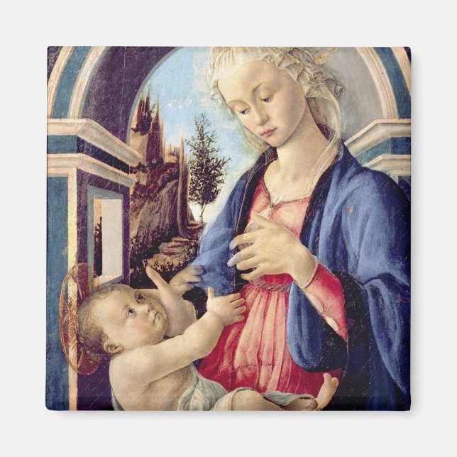 Madonna und Kind (Tafel) 2 Magnet (Vorne)