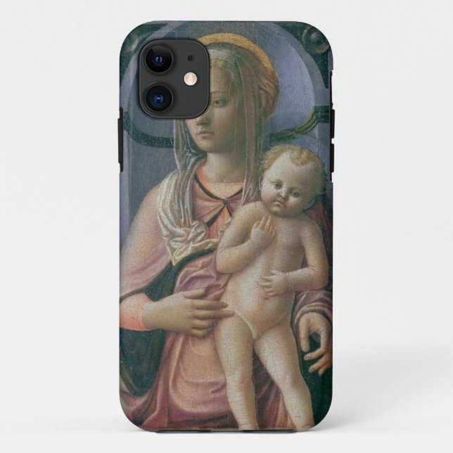 Madonna und Kind (Tempera auf Platte) Case-Mate iPhone Hülle (Rückseite)
