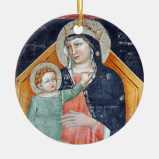 Madonna und Kind: Verona Keramikornament