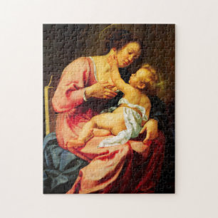 Madonna und Kind von Artemisia Gentileschi Puzzle