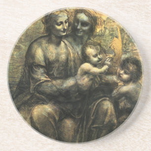 Madonna und Kind von da Vinci Untersetzer