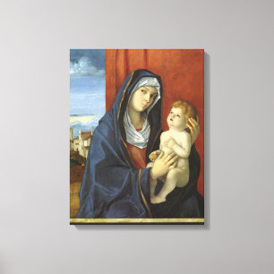 Madonna und Kind von Giovanni Bellini Leinwanddruck