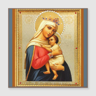 Madonna-und-Kind-Weihnachts-Magnetkarte Magnetkarte