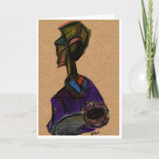 Madonna und Kind Weihnachtskarte Karte